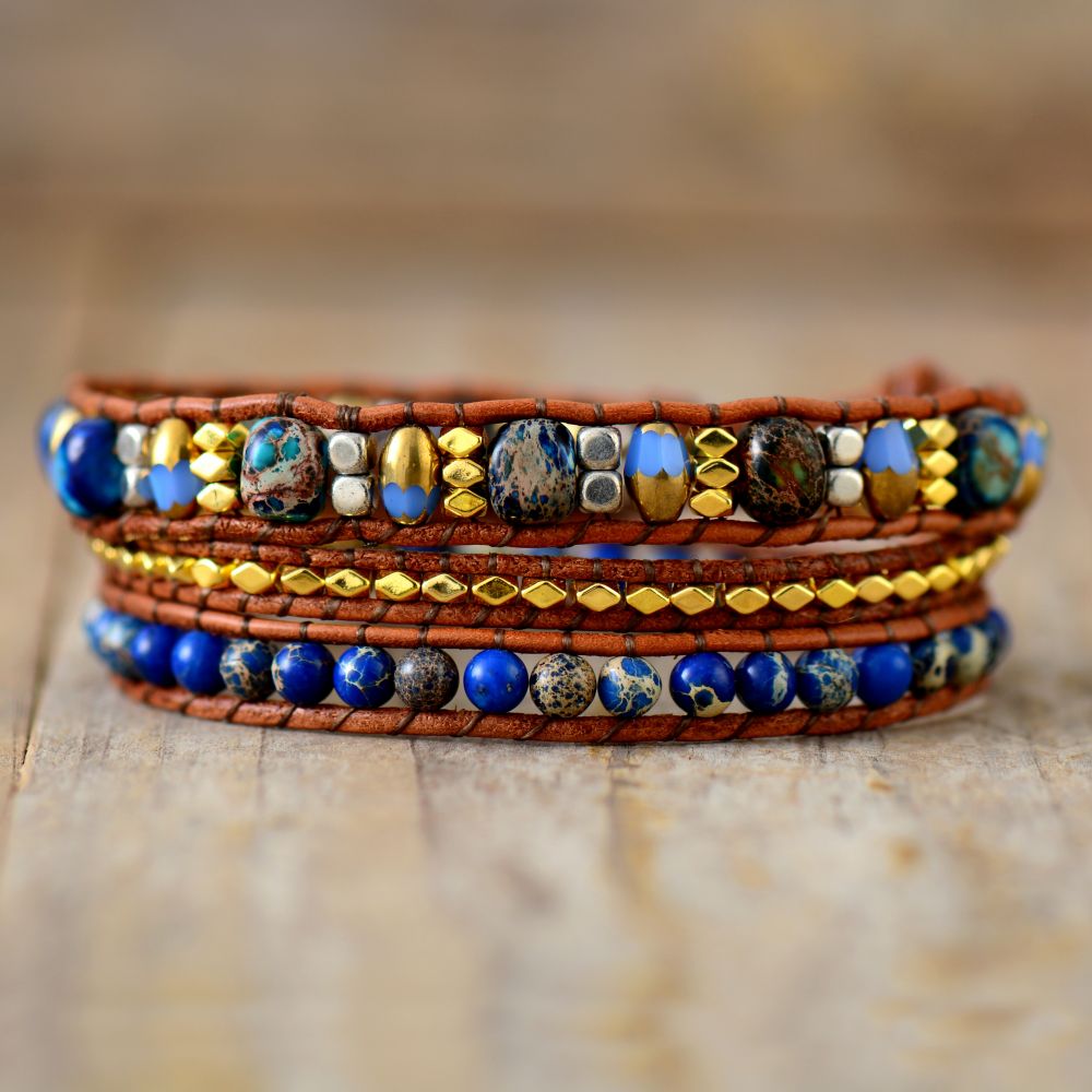 Musegem | leather wrap bracelets