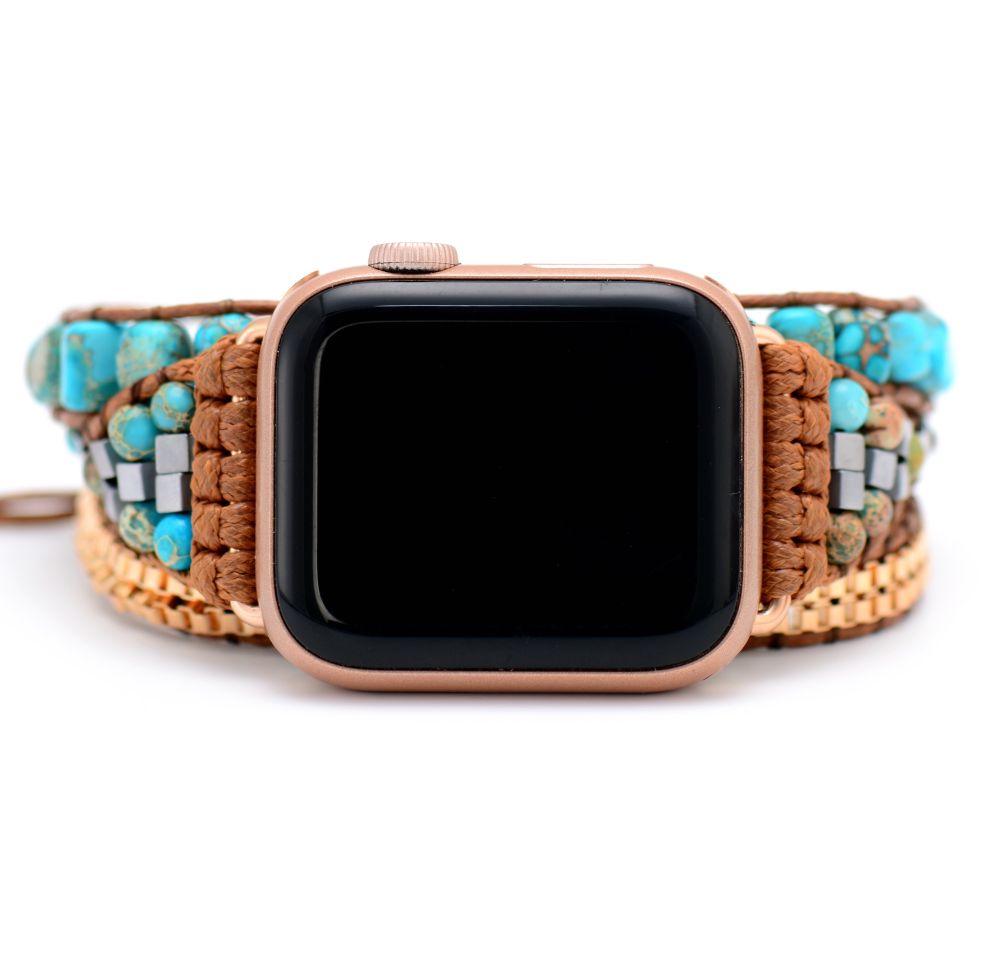 Fine Blue Jasper Apple Watches Band