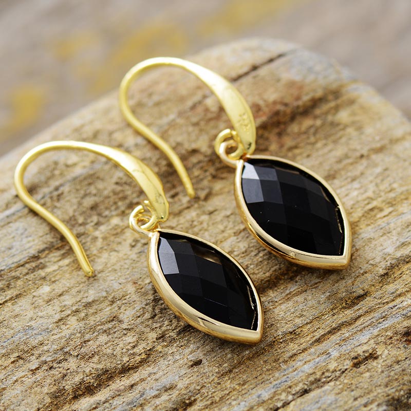 luxury agate earring