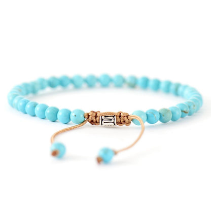 Howlite Turquoise Stone Bracelet