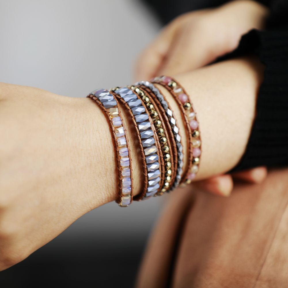 Gorgeous Gemstone Wrap Bracelet