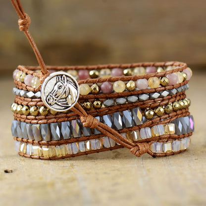 Gorgeous Gemstone Wrap Bracelet