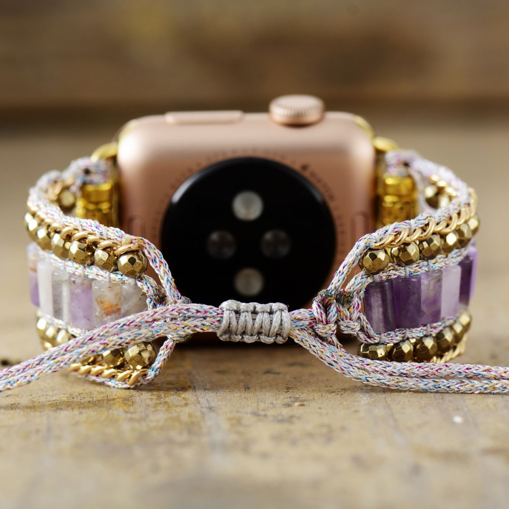 Fancy Amethyst Apple Watch Strap