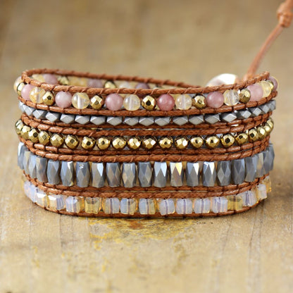 Gorgeous Gemstone Wrap Bracelet