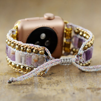 Fancy Amethyst Apple Watch Strap