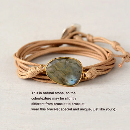 Labradorite Rope Bracelet